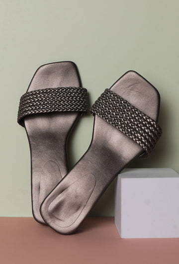 Ivon Grey Cruelty Free Leather Heels